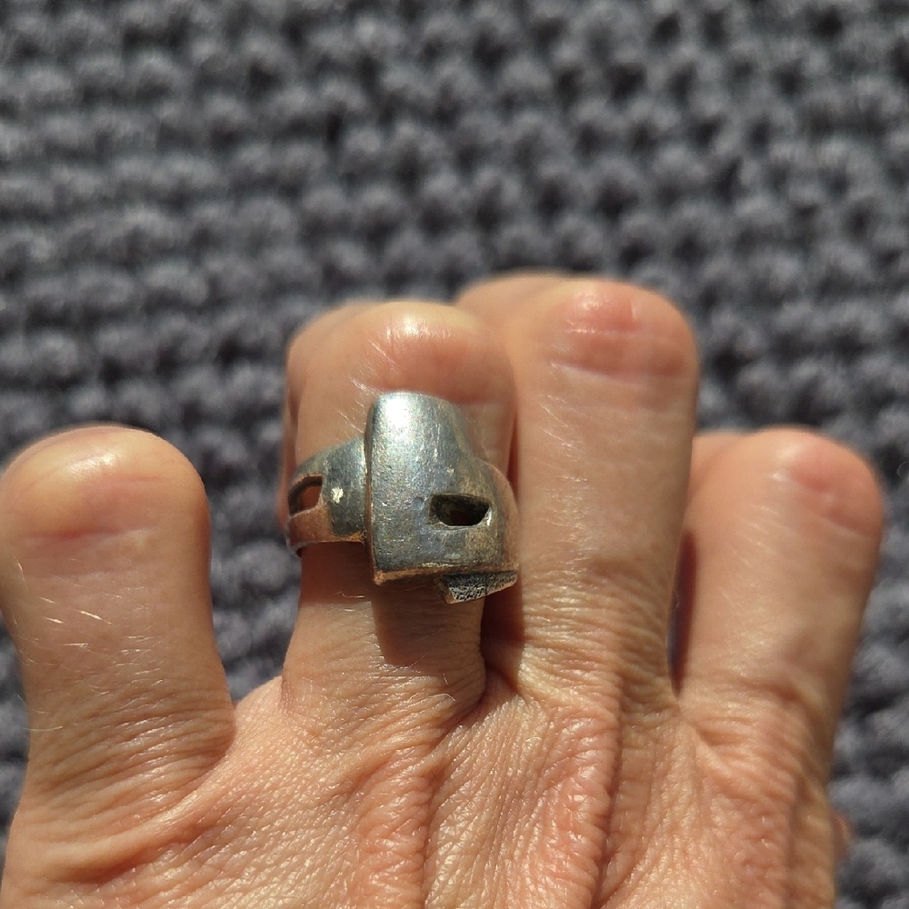 Silver Statement Ring - image 2